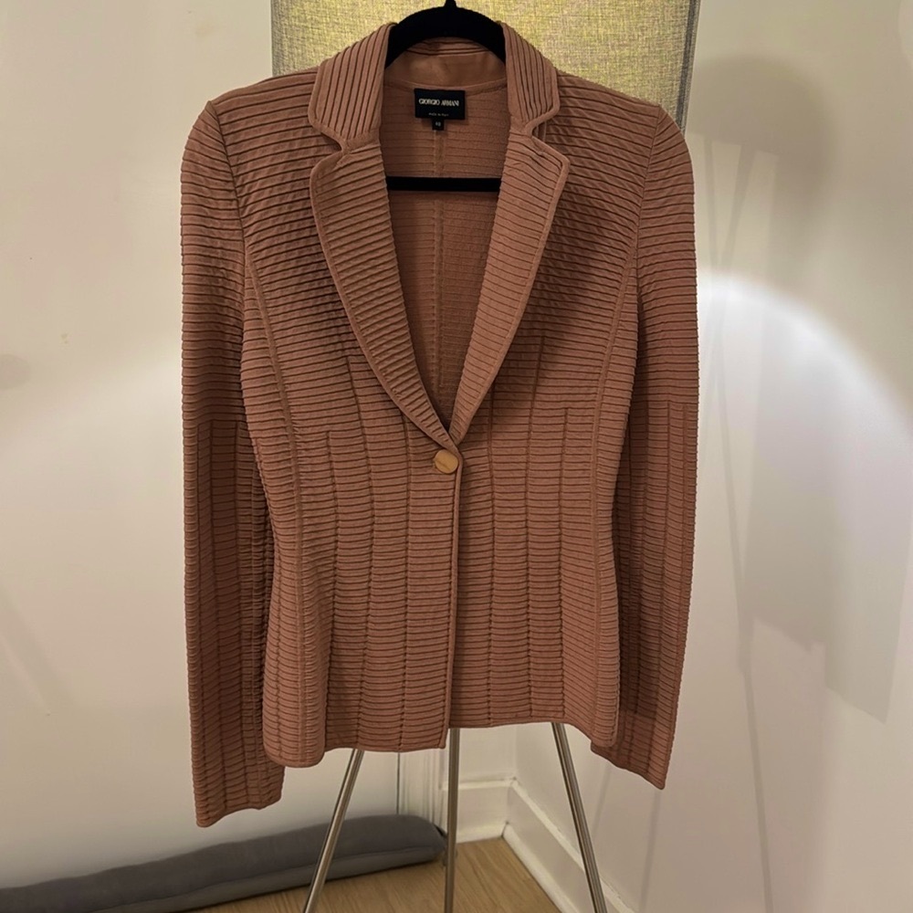 Giorgio Armani Pink Tailored Jacket - Vintage